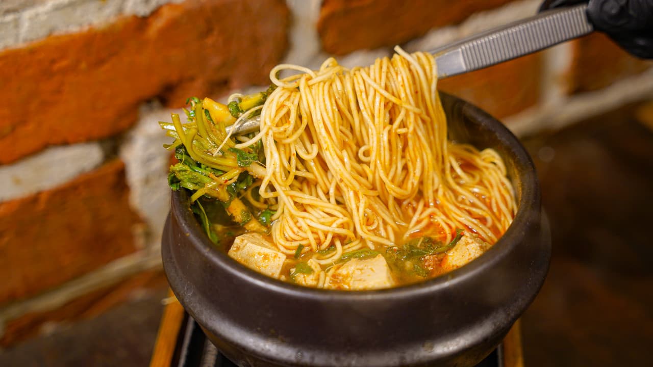 된장술밥 (라멘 ver.) Doenjang Sool-bap (Ramen ver.) — Doma Hongdae Korean BBQ (烤肉 · 구운고기) menu · 도마 홍대본점 식사